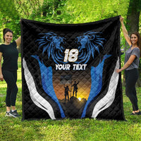 Custom Estonia National Flag Day Quilt Mu isamaa, mu onn ja room