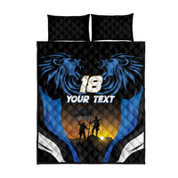 Custom Estonia National Flag Day Quilt Bed Set Mu isamaa, mu onn ja room