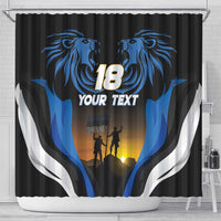 Custom Estonia National Flag Day Shower Curtain Mu isamaa, mu onn ja room
