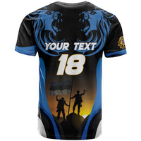 Custom Estonia National Flag Day T Shirt Mu isamaa, mu onn ja room