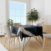 Custom Estonia National Flag Day Tablecloth Mu isamaa, mu onn ja room