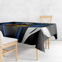Custom Estonia National Flag Day Tablecloth Mu isamaa, mu onn ja room