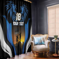 Custom Estonia National Flag Day Window Curtain Mu isamaa, mu onn ja room