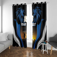 Custom Estonia National Flag Day Window Curtain Mu isamaa, mu onn ja room