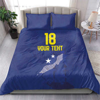 Custom Curacao Football Bedding Set La Pantera Negra