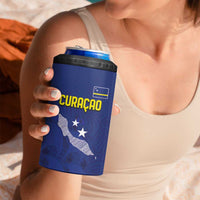 Custom Curacao Football 4 in 1 Can Cooler Tumbler La Pantera Negra