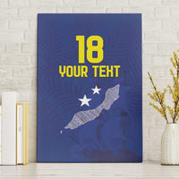 Custom Curacao Football Canvas Wall Art La Pantera Negra