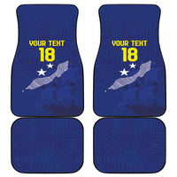 Custom Curacao Football Car Mats La Pantera Negra