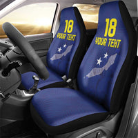 Custom Curacao Football Car Seat Cover La Pantera Negra