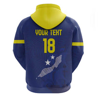 Custom Curacao Football Hoodie La Pantera Negra