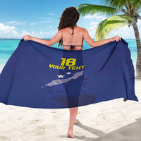 Custom Curacao Football Sarong La Pantera Negra