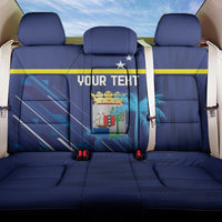 Personalized Curacao Flag Day Back Car Seat Cover Dia di Bandera