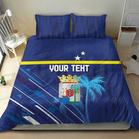 Personalized Curacao Flag Day Bedding Set Dia di Bandera