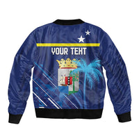 Personalized Curacao Flag Day Bomber Jacket Dia di Bandera