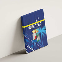 Personalized Curacao Flag Day Canvas Wall Art Dia di Bandera