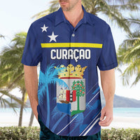 Personalized Curacao Flag Day Hawaiian Shirt Dia di Bandera