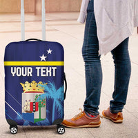 Personalized Curacao Flag Day Luggage Cover Dia di Bandera