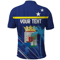 Personalized Curacao Flag Day Polo Shirt Dia di Bandera