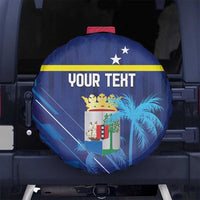 Personalized Curacao Flag Day Spare Tire Cover Dia di Bandera