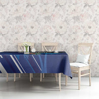 Personalized Curacao Flag Day Tablecloth Dia di Bandera