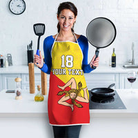 Custom Sicilia Football Apron Naziunali Siciliana - Wonder Print Shop
