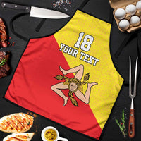 Custom Sicilia Football Apron Naziunali Siciliana - Wonder Print Shop