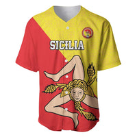 Custom Sicilia Football Baseball Jersey Naziunali Siciliana - Wonder Print Shop
