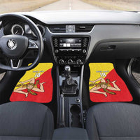 Custom Sicilia Football Car Mats Naziunali Siciliana - Wonder Print Shop