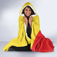 Custom Sicilia Football Hooded Blanket Naziunali Siciliana - Wonder Print Shop