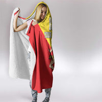 Custom Sicilia Football Hooded Blanket Naziunali Siciliana - Wonder Print Shop