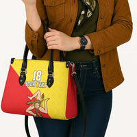 Custom Sicilia Football Leather Bag Naziunali Siciliana - Wonder Print Shop