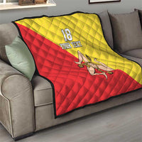 Custom Sicilia Football Quilt Naziunali Siciliana - Wonder Print Shop