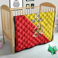 Custom Sicilia Football Quilt Naziunali Siciliana - Wonder Print Shop