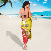 Custom Sicilia Football Sarong Naziunali Siciliana - Wonder Print Shop