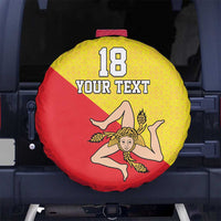 Custom Sicilia Football Spare Tire Cover Naziunali Siciliana - Wonder Print Shop