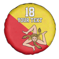 Custom Sicilia Football Spare Tire Cover Naziunali Siciliana - Wonder Print Shop