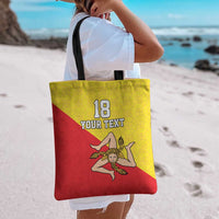 Custom Sicilia Football Tote Bag Naziunali Siciliana - Wonder Print Shop