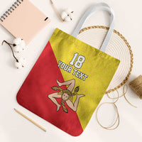 Custom Sicilia Football Tote Bag Naziunali Siciliana - Wonder Print Shop