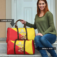 Custom Sicilia Football Travel Bag Naziunali Siciliana - Wonder Print Shop