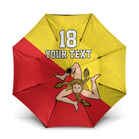 Custom Sicilia Football Umbrella Naziunali Siciliana - Wonder Print Shop