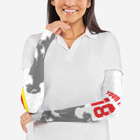 Custom Sicilia Football Arm Sleeves Animus Tuus Dominus - Wonder Print Shop