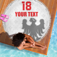 Custom Sicilia Football Beach Blanket Animus Tuus Dominus - Wonder Print Shop