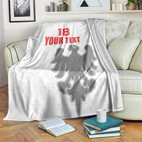 Custom Sicilia Football Blanket Animus Tuus Dominus - Wonder Print Shop