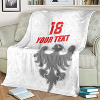 Custom Sicilia Football Blanket Animus Tuus Dominus - Wonder Print Shop