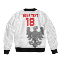 Custom Sicilia Football Bomber Jacket Animus Tuus Dominus - Wonder Print Shop