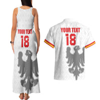 Custom Sicilia Football Couples Matching Tank Maxi Dress and Hawaiian Shirt Animus Tuus Dominus - Wonder Print Shop