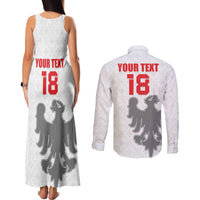 Custom Sicilia Football Couples Matching Tank Maxi Dress and Long Sleeve Button Shirt Animus Tuus Dominus - Wonder Print Shop