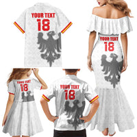Custom Sicilia Football Family Matching Mermaid Dress and Hawaiian Shirt Animus Tuus Dominus - Wonder Print Shop