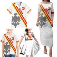 Custom Sicilia Football Family Matching Puletasi and Hawaiian Shirt Animus Tuus Dominus - Wonder Print Shop