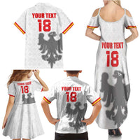 Custom Sicilia Football Family Matching Summer Maxi Dress and Hawaiian Shirt Animus Tuus Dominus - Wonder Print Shop